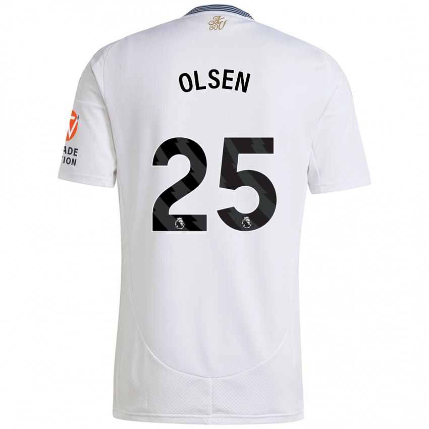 Criança Camisola Robin Olsen #25 Branco Alternativa 2024/25 Camisa