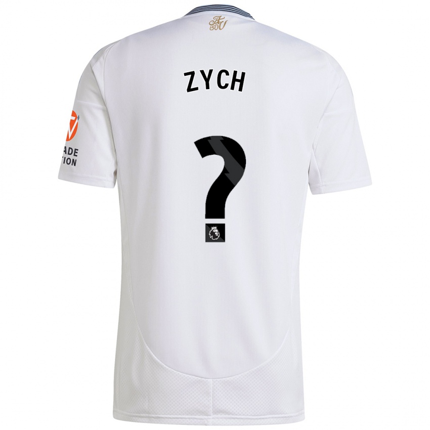 Criança Camisola Oliwier Zych #0 Branco Alternativa 2024/25 Camisa