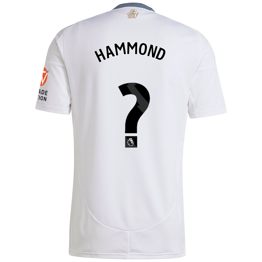 Criança Camisola Alex Hammond #0 Branco Alternativa 2024/25 Camisa