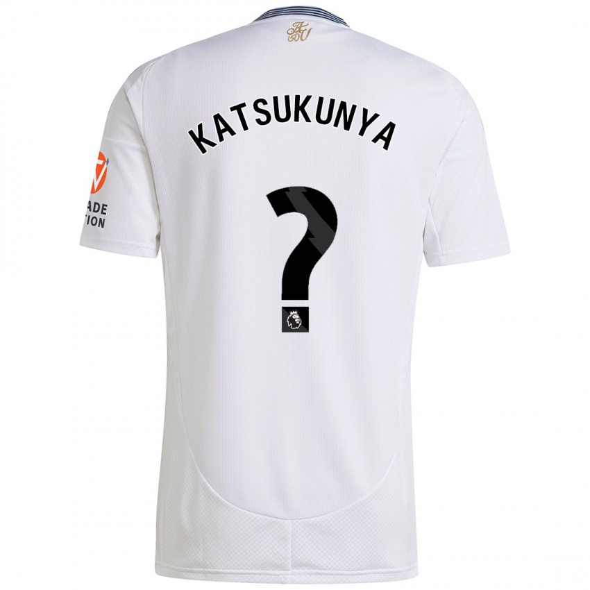 Criança Camisola Thierry Katsukunya #0 Branco Alternativa 2024/25 Camisa