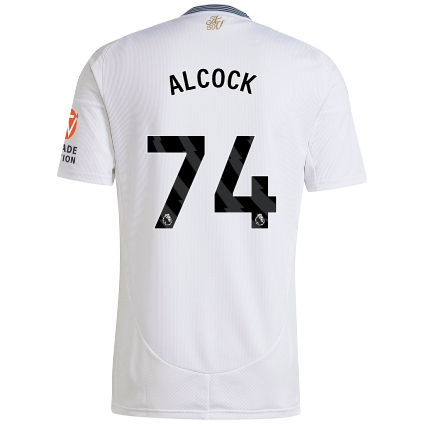 Criança Camisola Todd Alcock #74 Branco Alternativa 2024/25 Camisa