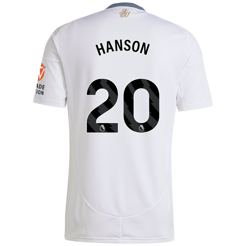 Criança Camisola Kirsty Hanson #20 Branco Alternativa 2024/25 Camisa