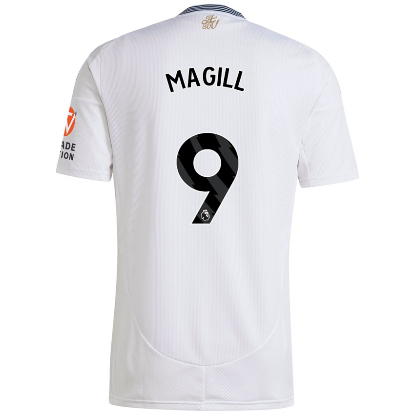 Criança Camisola Simone Magill #9 Branco Alternativa 2024/25 Camisa