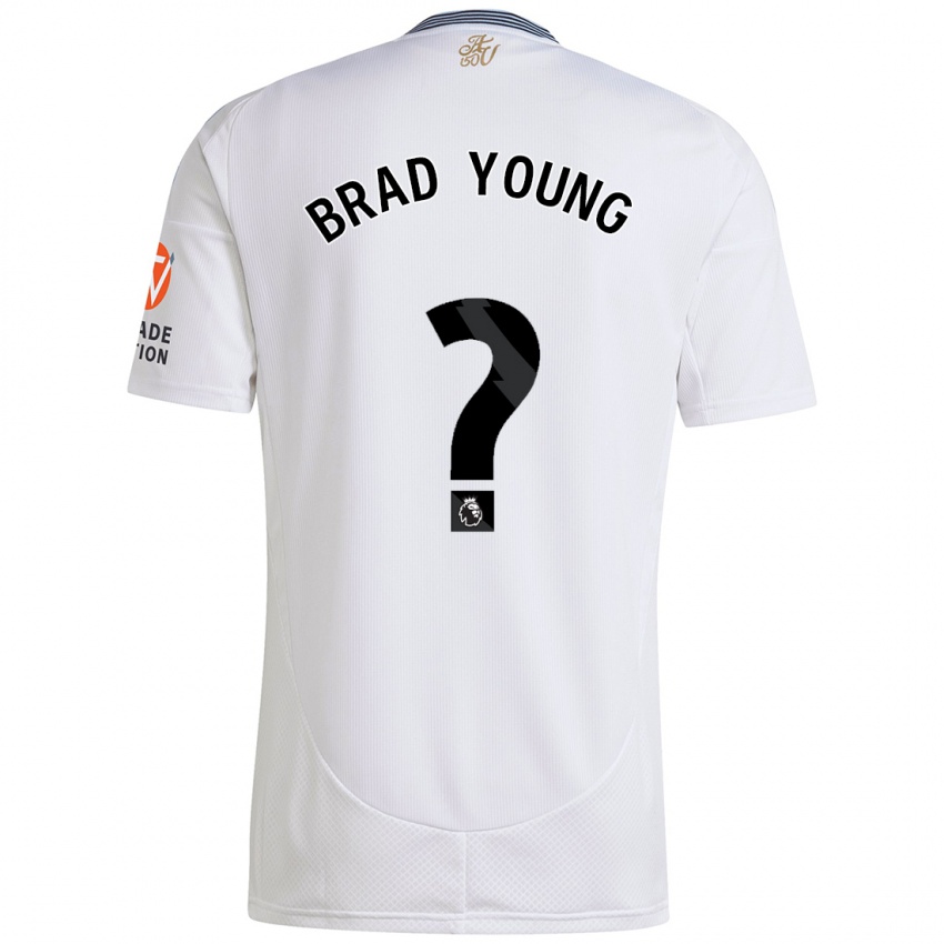 Criança Camisola Brad Young #0 Branco Alternativa 2024/25 Camisa