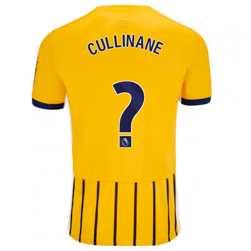 Criança Camisola Billy-Ray Cullinane #0 Azuis Dourados Alternativa 2024/25 Camisa