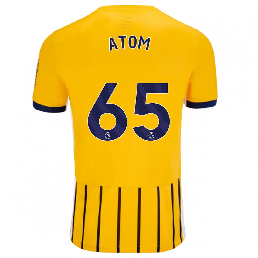 Criança Camisola Noel Atom #65 Azuis Dourados Alternativa 2024/25 Camisa