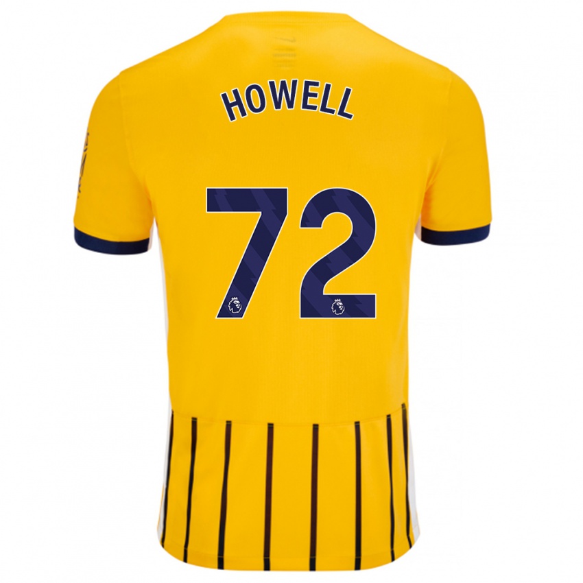 Criança Camisola Harry Howell #72 Azuis Dourados Alternativa 2024/25 Camisa