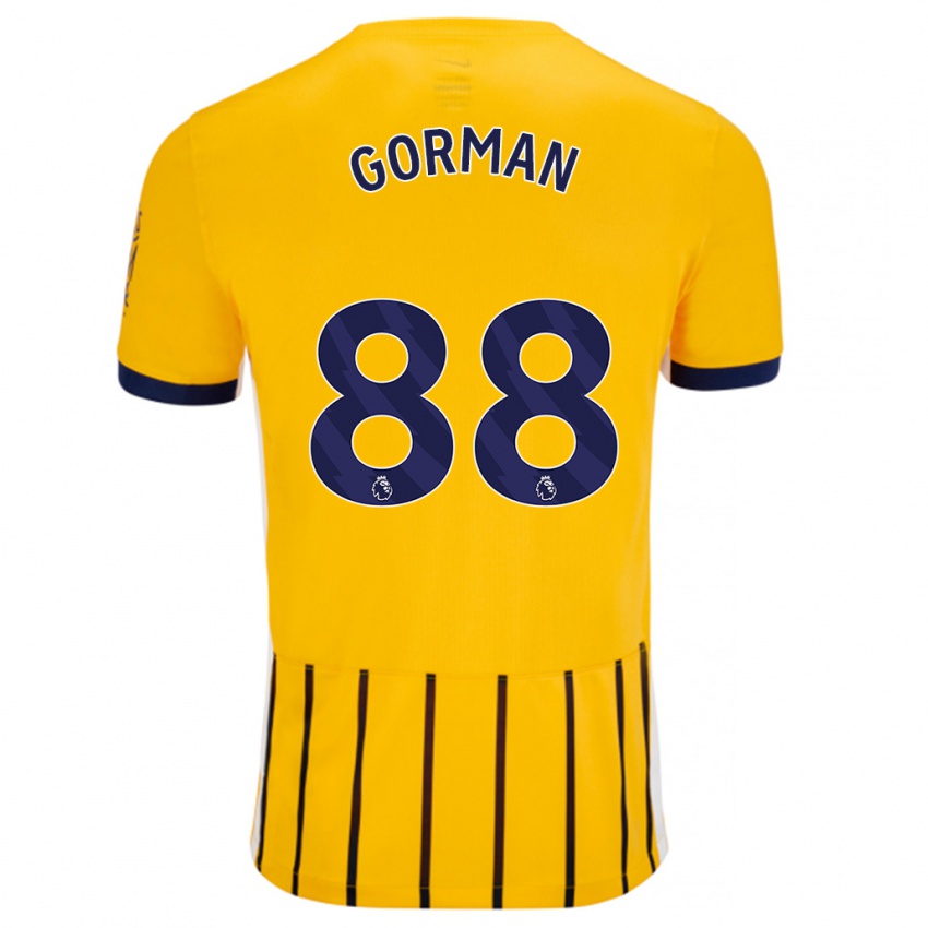 Criança Camisola Ronnie Gorman #88 Azuis Dourados Alternativa 2024/25 Camisa