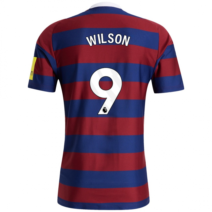 Criança Camisola Callum Wilson #9 Bordeaux Azul Marinho Alternativa 2024/25 Camisa