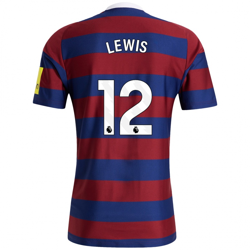 Criança Camisola Jamal Lewis #12 Bordeaux Azul Marinho Alternativa 2024/25 Camisa