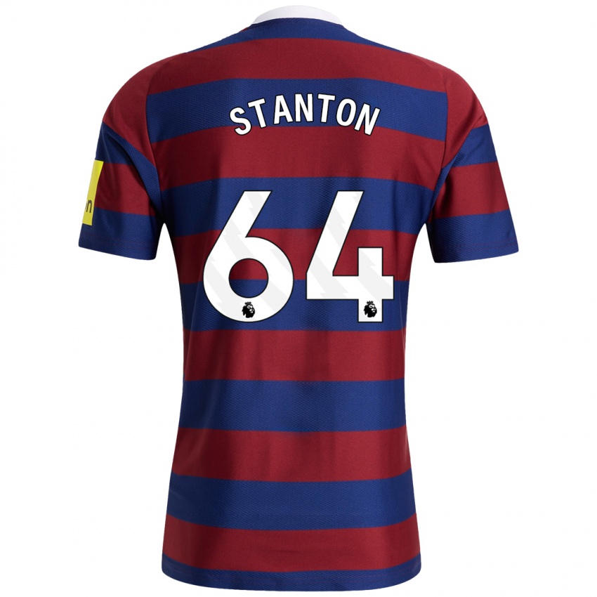 Criança Camisola Ellis Stanton #64 Bordeaux Azul Marinho Alternativa 2024/25 Camisa