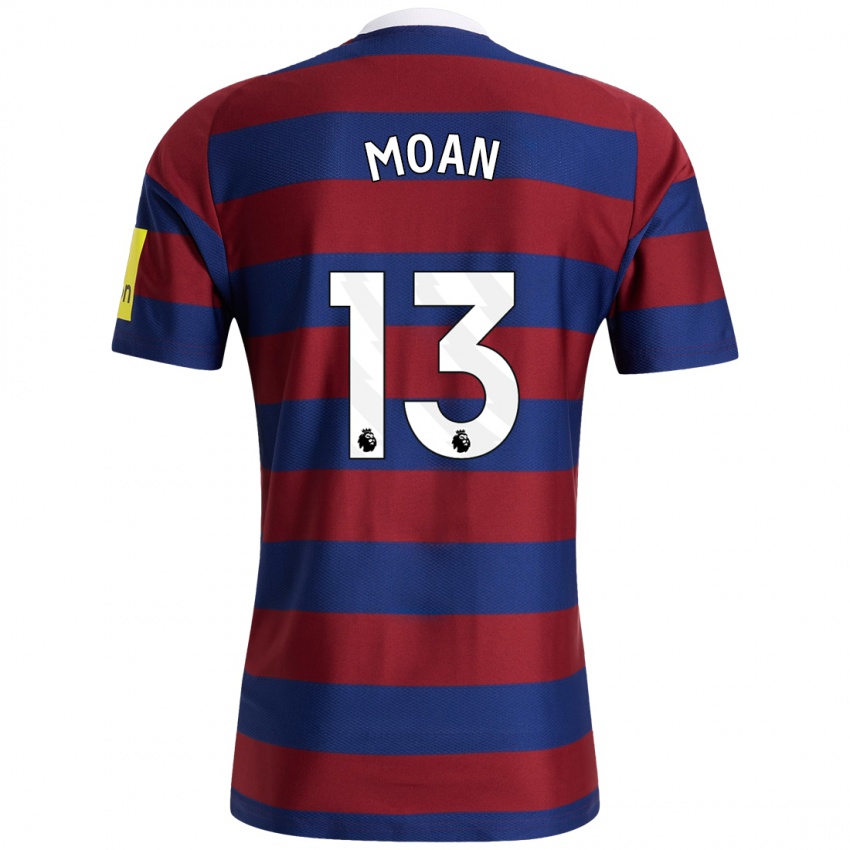 Criança Camisola Claudia Moan #13 Bordeaux Azul Marinho Alternativa 2024/25 Camisa