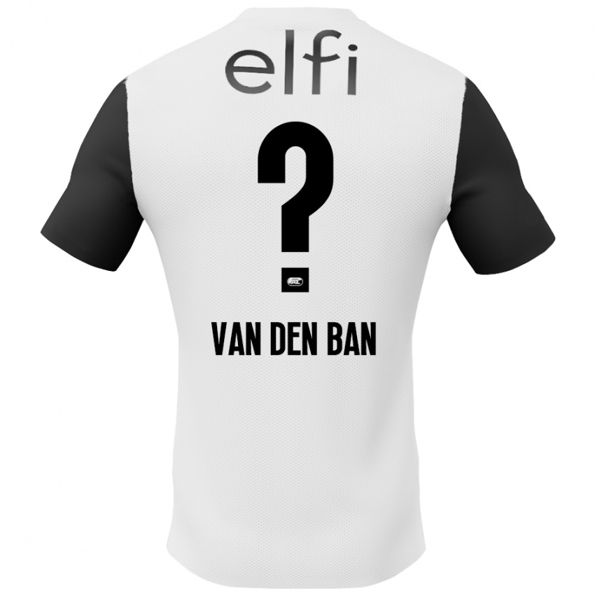 Criança Camisola Yoël Van Den Ban #0 Preto Branco Alternativa 2024/25 Camisa