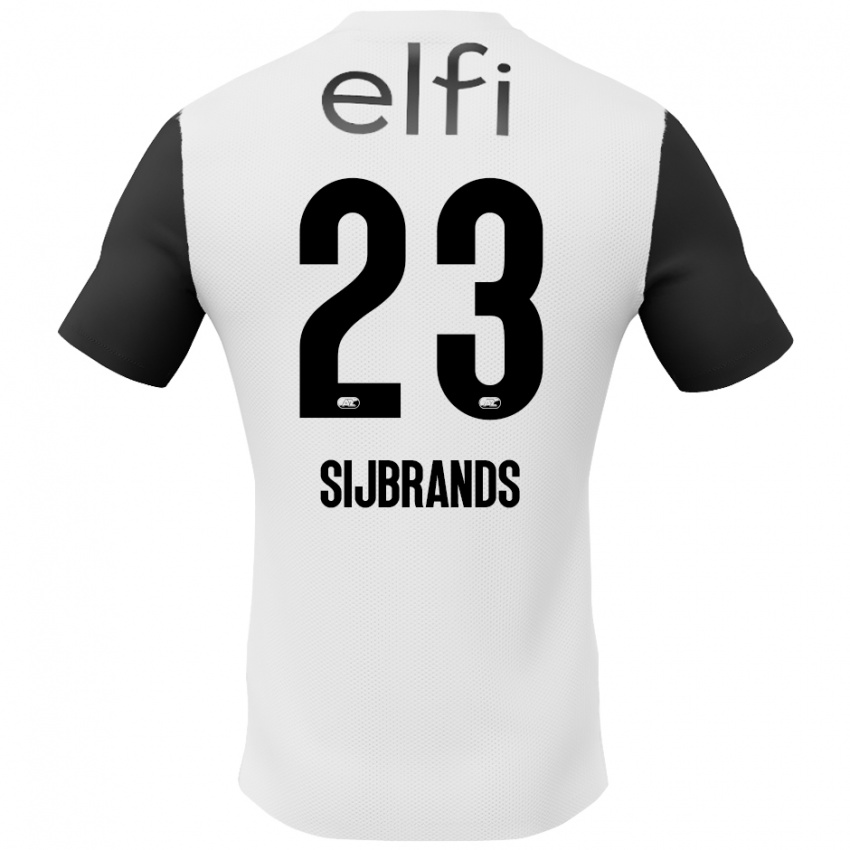 Criança Camisola Julian Sijbrands #23 Preto Branco Alternativa 2024/25 Camisa