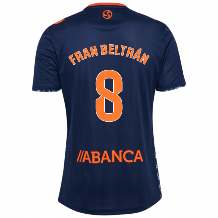 Criança Camisola Fran Beltrán #8 Azul Marinho Alternativa 2024/25 Camisa