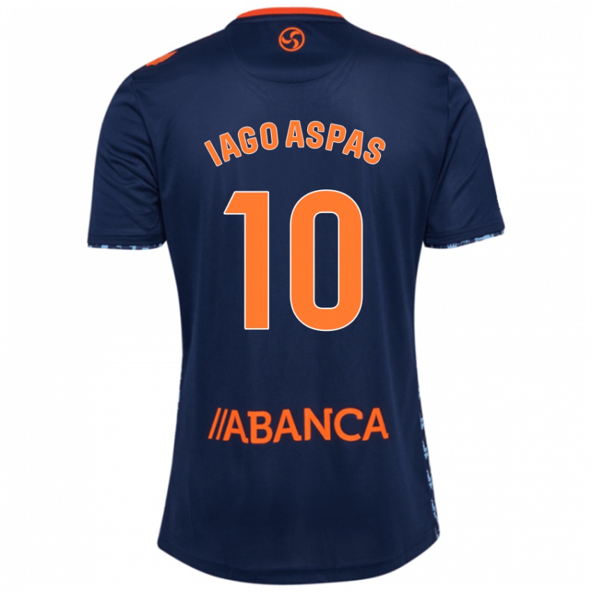 Criança Camisola Iago Aspas #10 Azul Marinho Alternativa 2024/25 Camisa