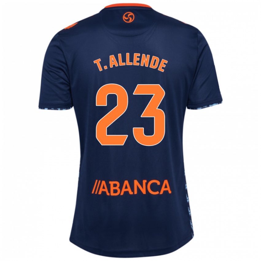 Criança Camisola Tadeo Allende #23 Azul Marinho Alternativa 2024/25 Camisa