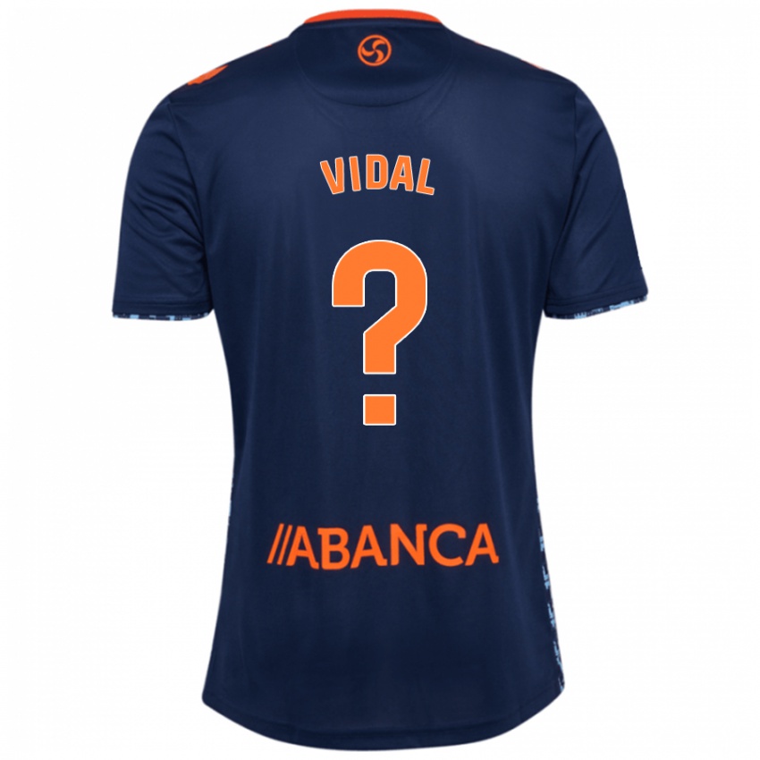 Criança Camisola Marc Vidal #0 Azul Marinho Alternativa 2024/25 Camisa