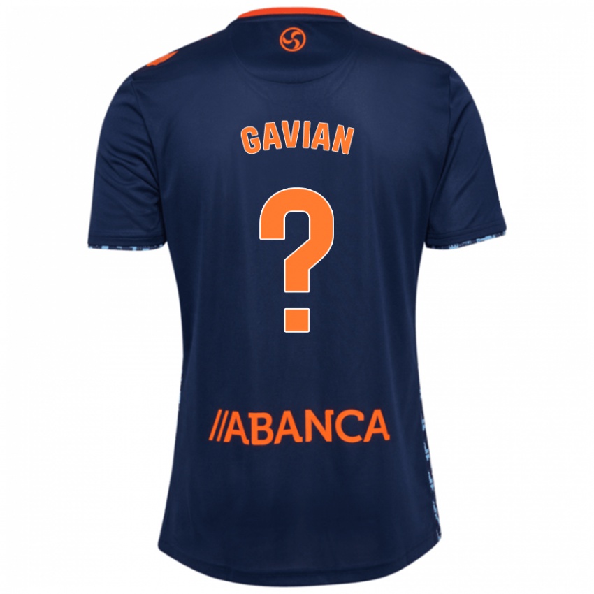 Criança Camisola Pablo Gavian #0 Azul Marinho Alternativa 2024/25 Camisa