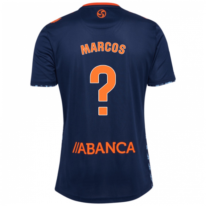 Criança Camisola Óscar Marcos #0 Azul Marinho Alternativa 2024/25 Camisa