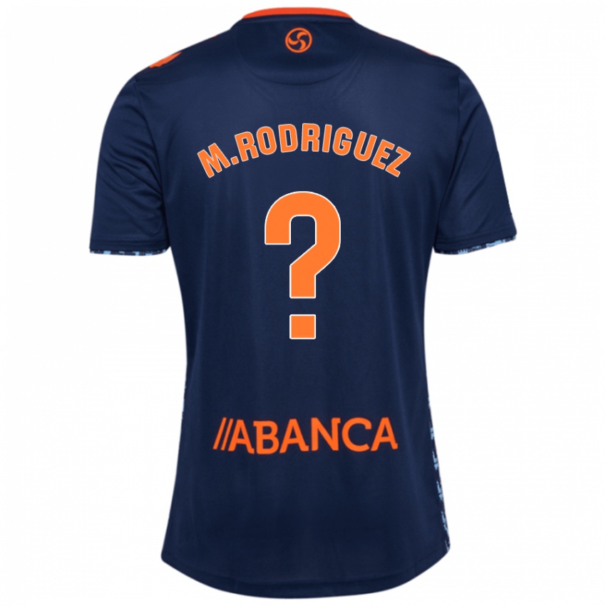 Criança Camisola Manu Rodríguez #0 Azul Marinho Alternativa 2024/25 Camisa