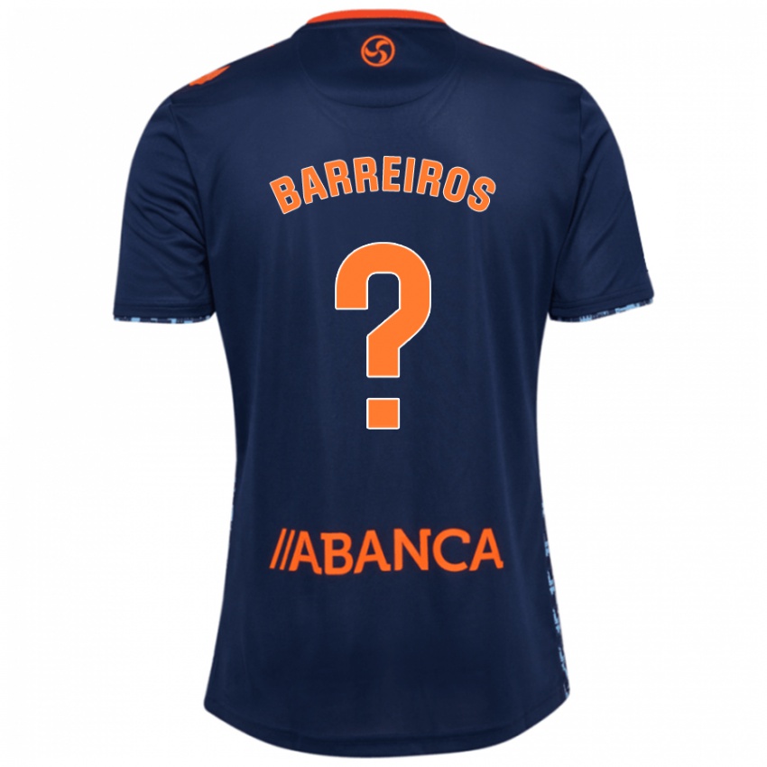 Criança Camisola Iago Barreiros #0 Azul Marinho Alternativa 2024/25 Camisa