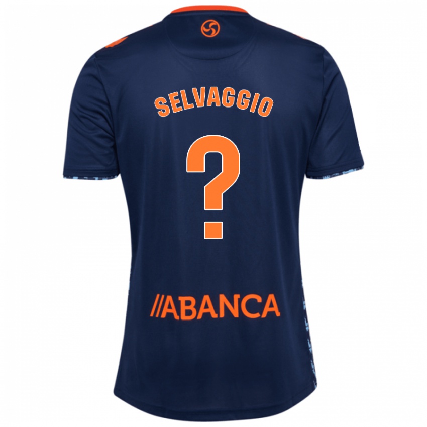 Criança Camisola Nico Selvaggio #0 Azul Marinho Alternativa 2024/25 Camisa