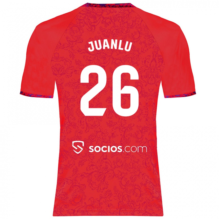 Criança Camisola Juanlu Sánchez #26 Vermelho Alternativa 2024/25 Camisa