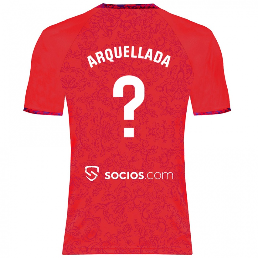 Criança Camisola Álvaro Arquellada #0 Vermelho Alternativa 2024/25 Camisa