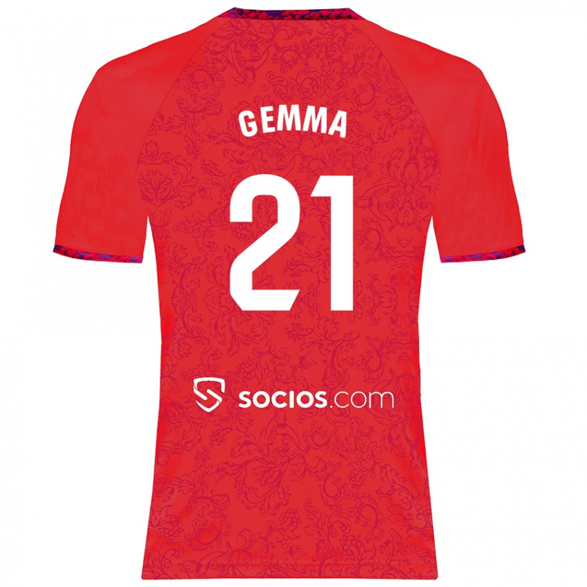 Criança Camisola Gemma Gili Giner #21 Vermelho Alternativa 2024/25 Camisa