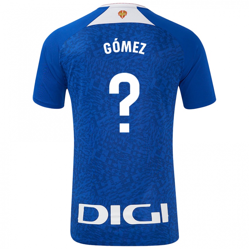 Criança Camisola Xabi Gómez #0 Azul Real Alternativa 2024/25 Camisa