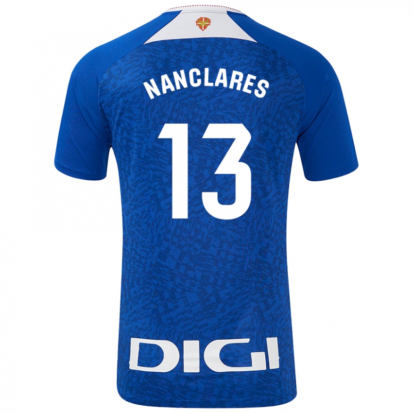 Criança Camisola Adriana Nanclares #13 Azul Real Alternativa 2024/25 Camisa