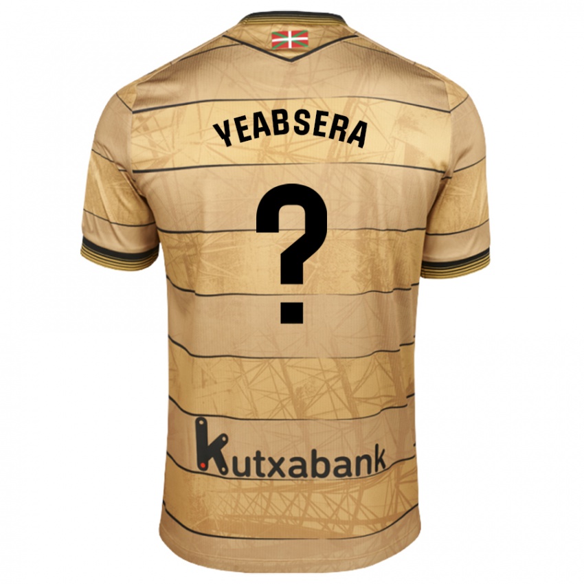 Criança Camisola Jon Yeabsera #0 Castanho Alternativa 2024/25 Camisa