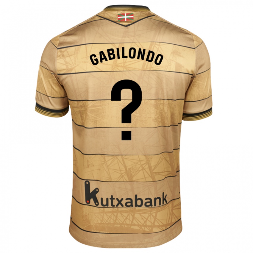 Criança Camisola Iker Gabilondo #0 Castanho Alternativa 2024/25 Camisa