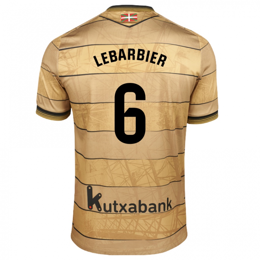 Criança Camisola Alex Lebarbier #6 Castanho Alternativa 2024/25 Camisa