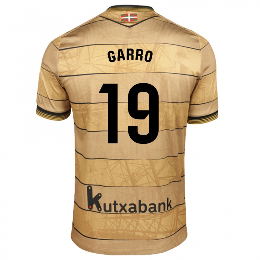 Criança Camisola Jon Garro #19 Castanho Alternativa 2024/25 Camisa