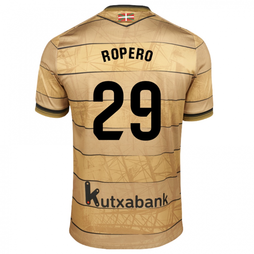 Criança Camisola Iker Ropero #29 Castanho Alternativa 2024/25 Camisa