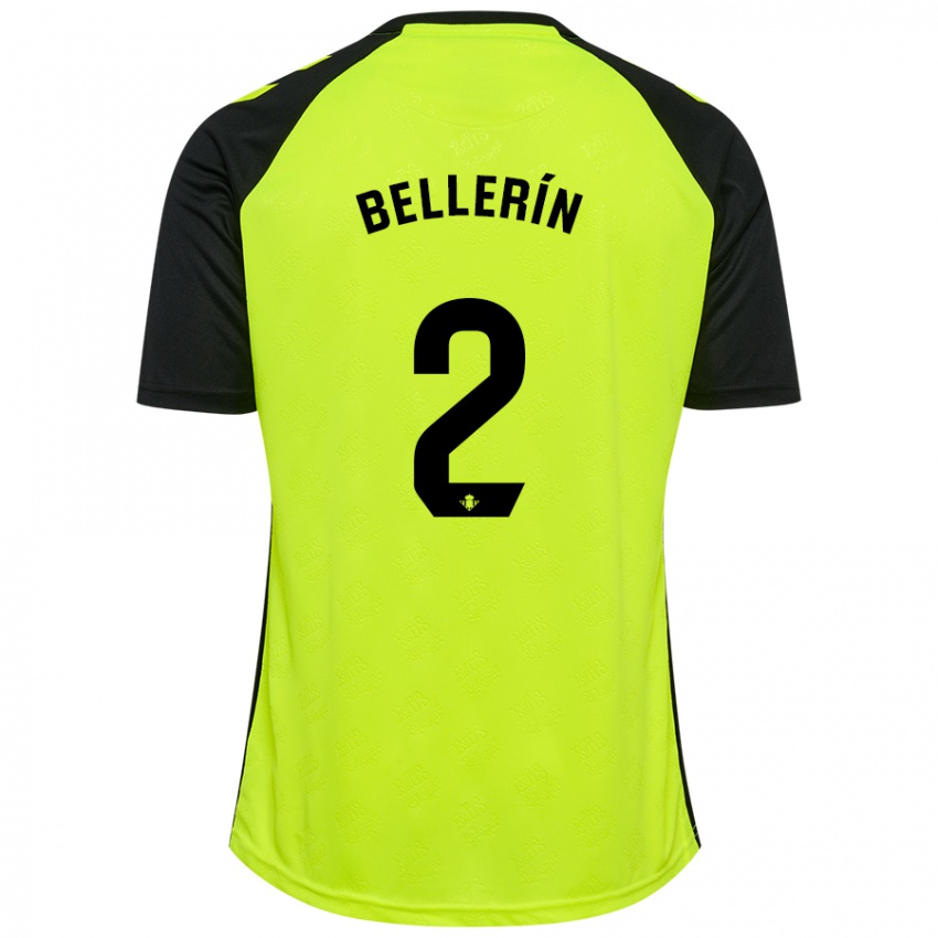 Criança Camisola Hector Bellerin #2 Preto Amarelo Fluorescente Alternativa 2024/25 Camisa