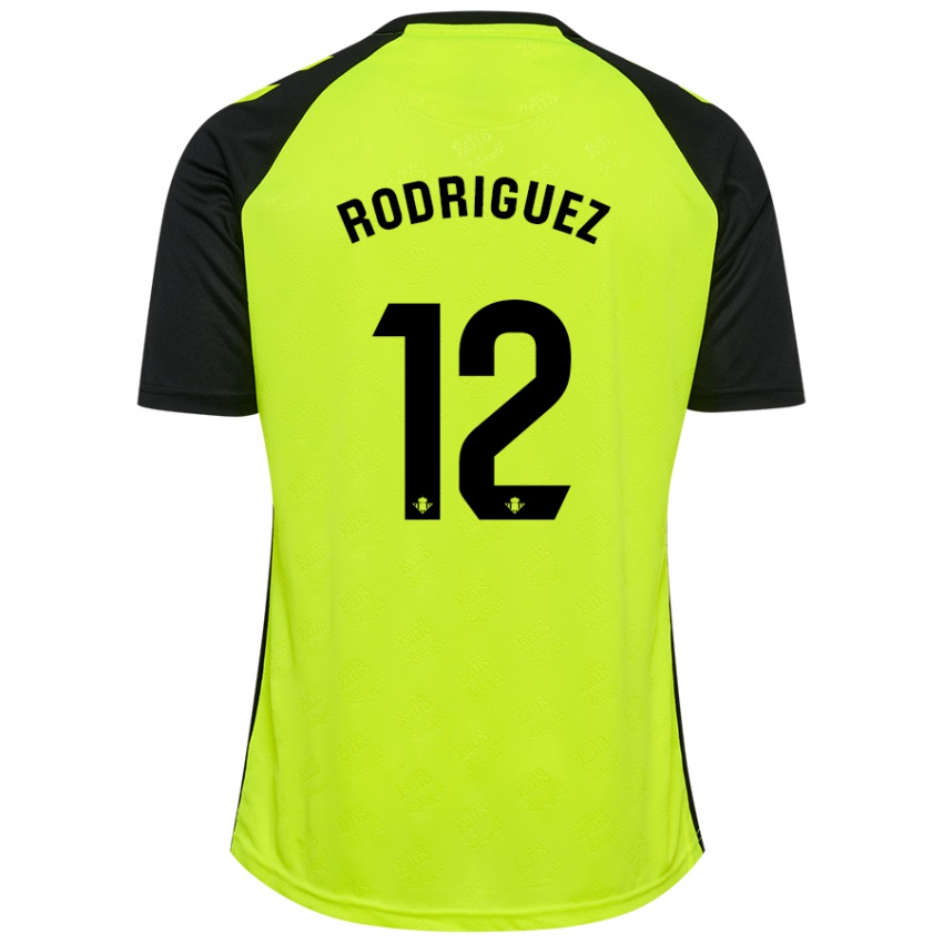 Criança Camisola Ricardo Rodríguez #12 Preto Amarelo Fluorescente Alternativa 2024/25 Camisa