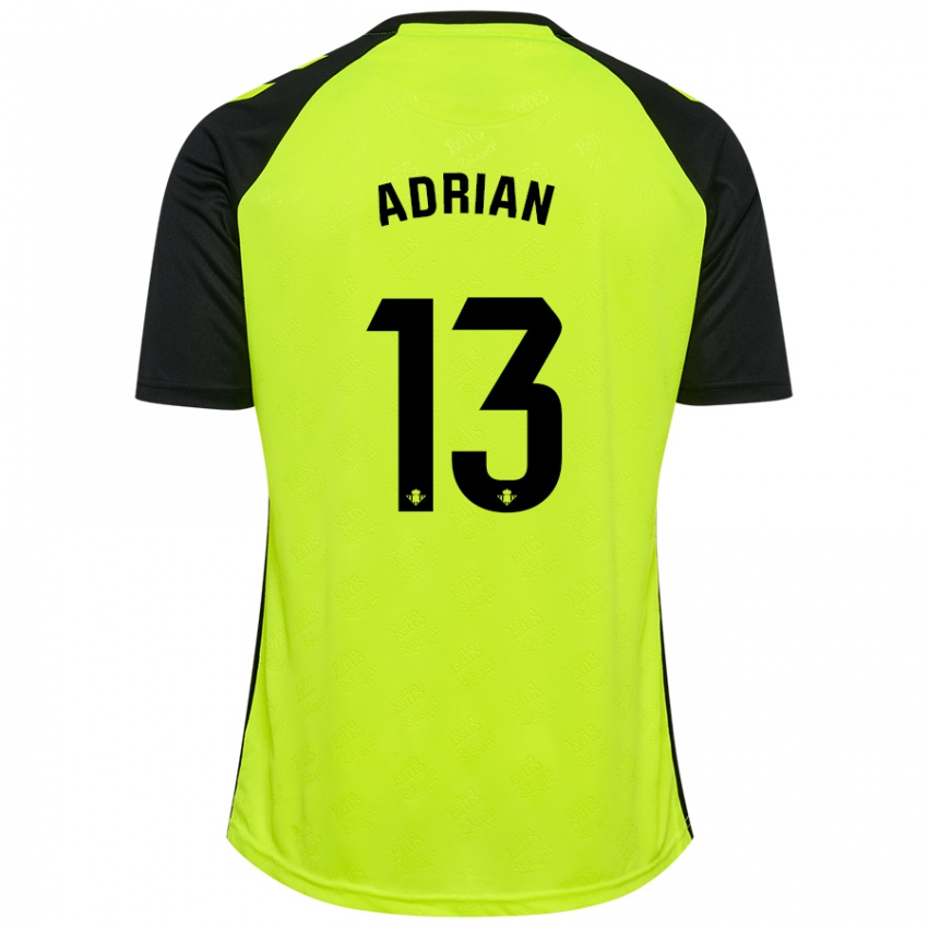 Criança Camisola Adrian #13 Preto Amarelo Fluorescente Alternativa 2024/25 Camisa