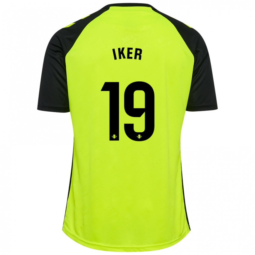 Criança Camisola Iker Losada #19 Preto Amarelo Fluorescente Alternativa 2024/25 Camisa