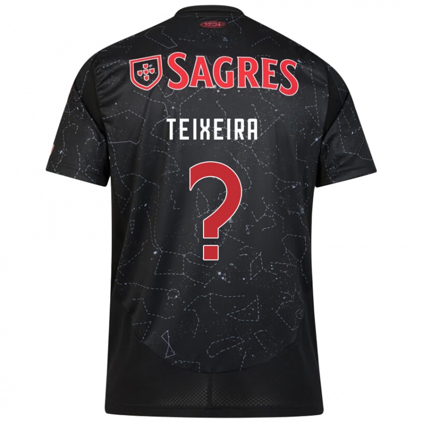 Criança Camisola Ricardo Teixeira #0 Vermelho Preto Alternativa 2024/25 Camisa