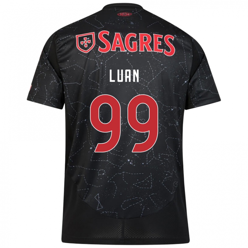 Criança Camisola Luan #99 Vermelho Preto Alternativa 2024/25 Camisa