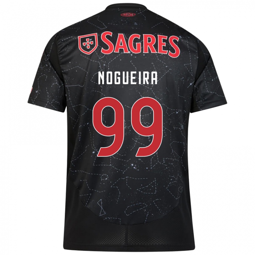 Criança Camisola Beatriz Nogueira #99 Vermelho Preto Alternativa 2024/25 Camisa