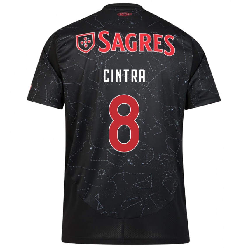 Criança Camisola Marta Cintra #8 Vermelho Preto Alternativa 2024/25 Camisa