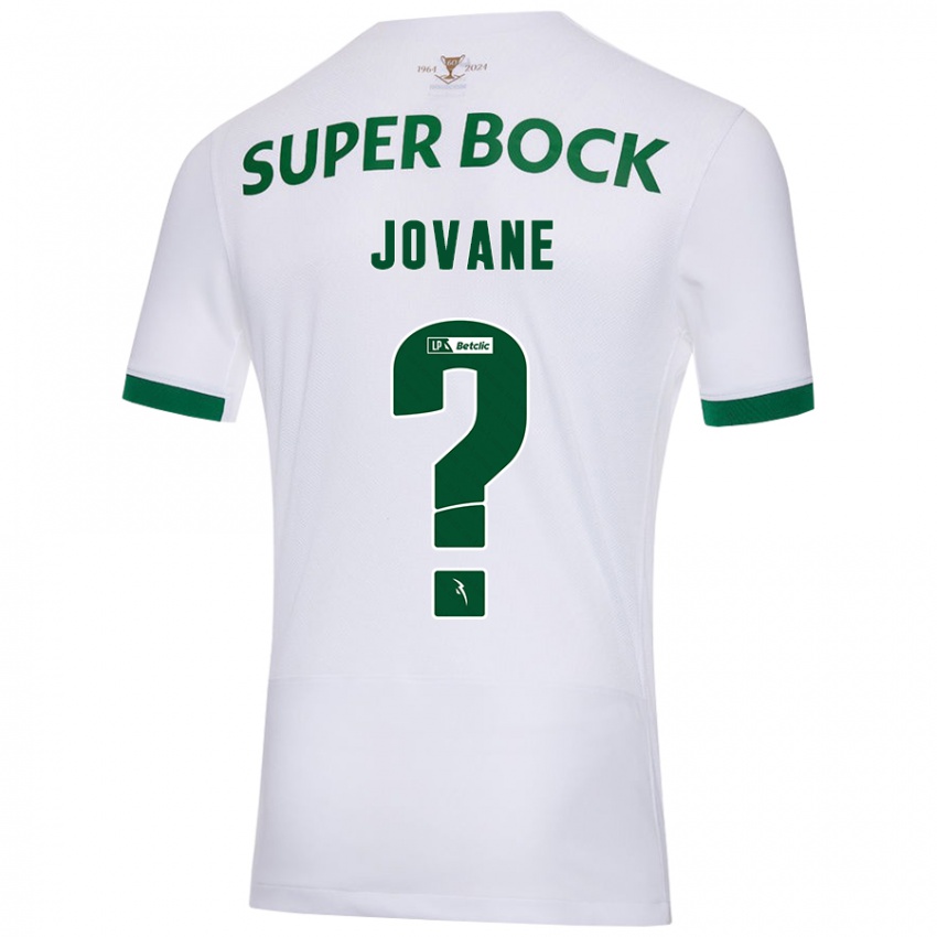 Criança Camisola Jovane #0 Verde Branco Alternativa 2024/25 Camisa