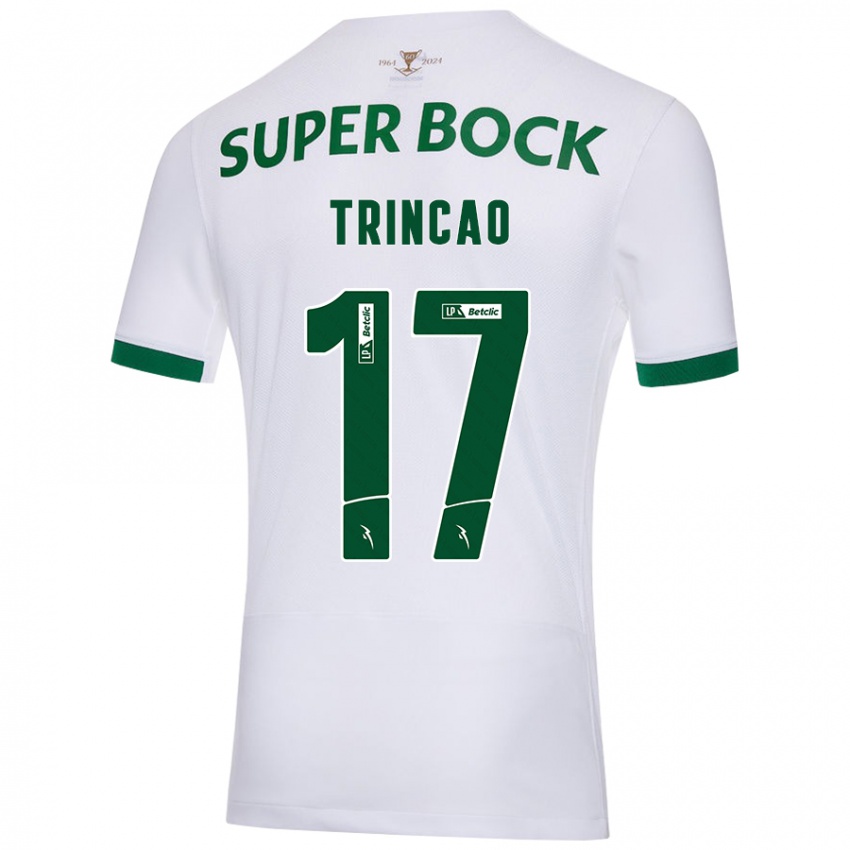 Criança Camisola Trincão #17 Verde Branco Alternativa 2024/25 Camisa