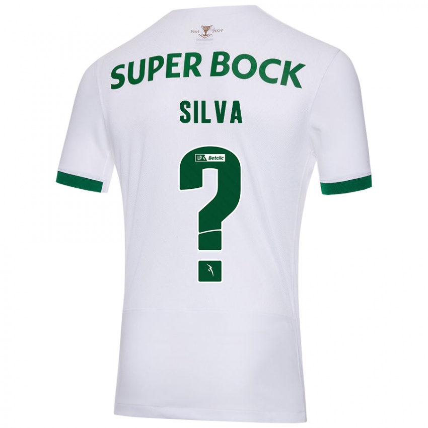 Criança Camisola Francisco Silva #0 Verde Branco Alternativa 2024/25 Camisa