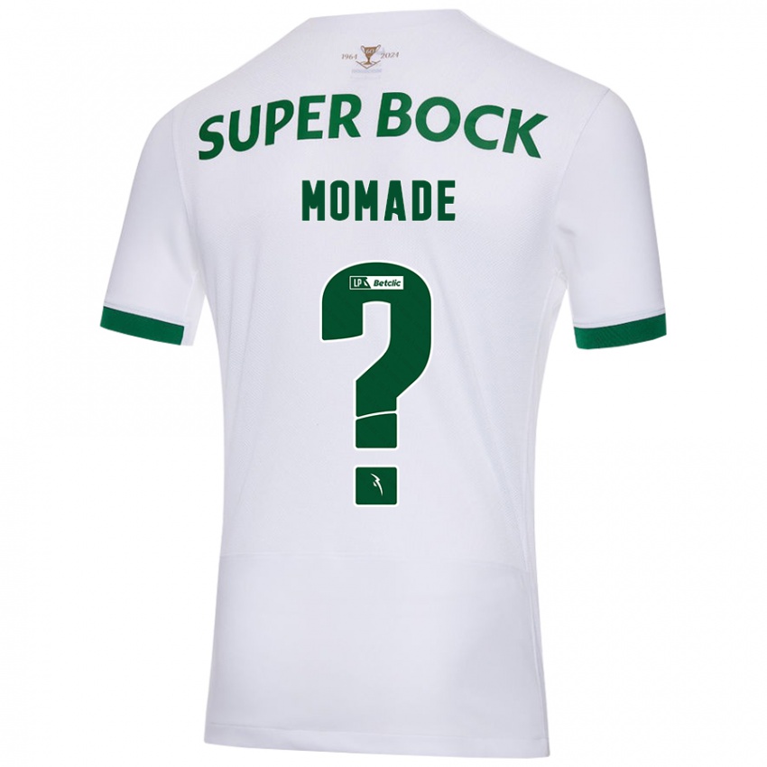 Criança Camisola Rayhan Momade #0 Verde Branco Alternativa 2024/25 Camisa