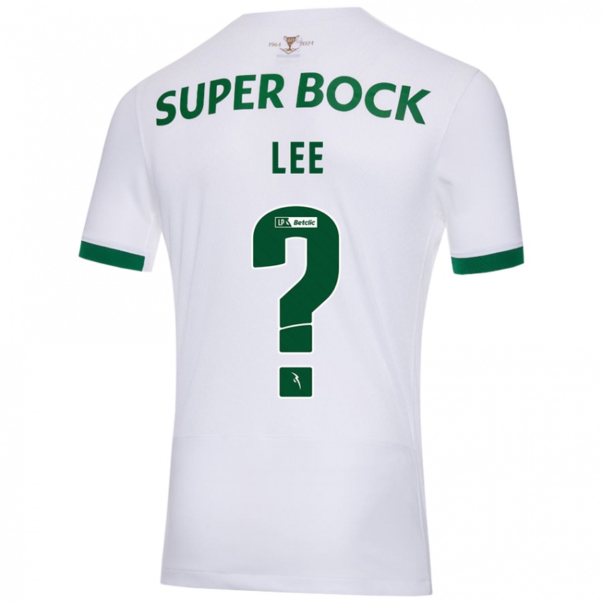 Criança Camisola Afonso Lee #0 Verde Branco Alternativa 2024/25 Camisa